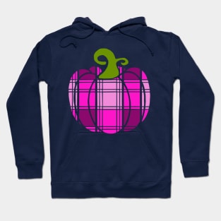 Purple Plaid Pumpkin Hoodie